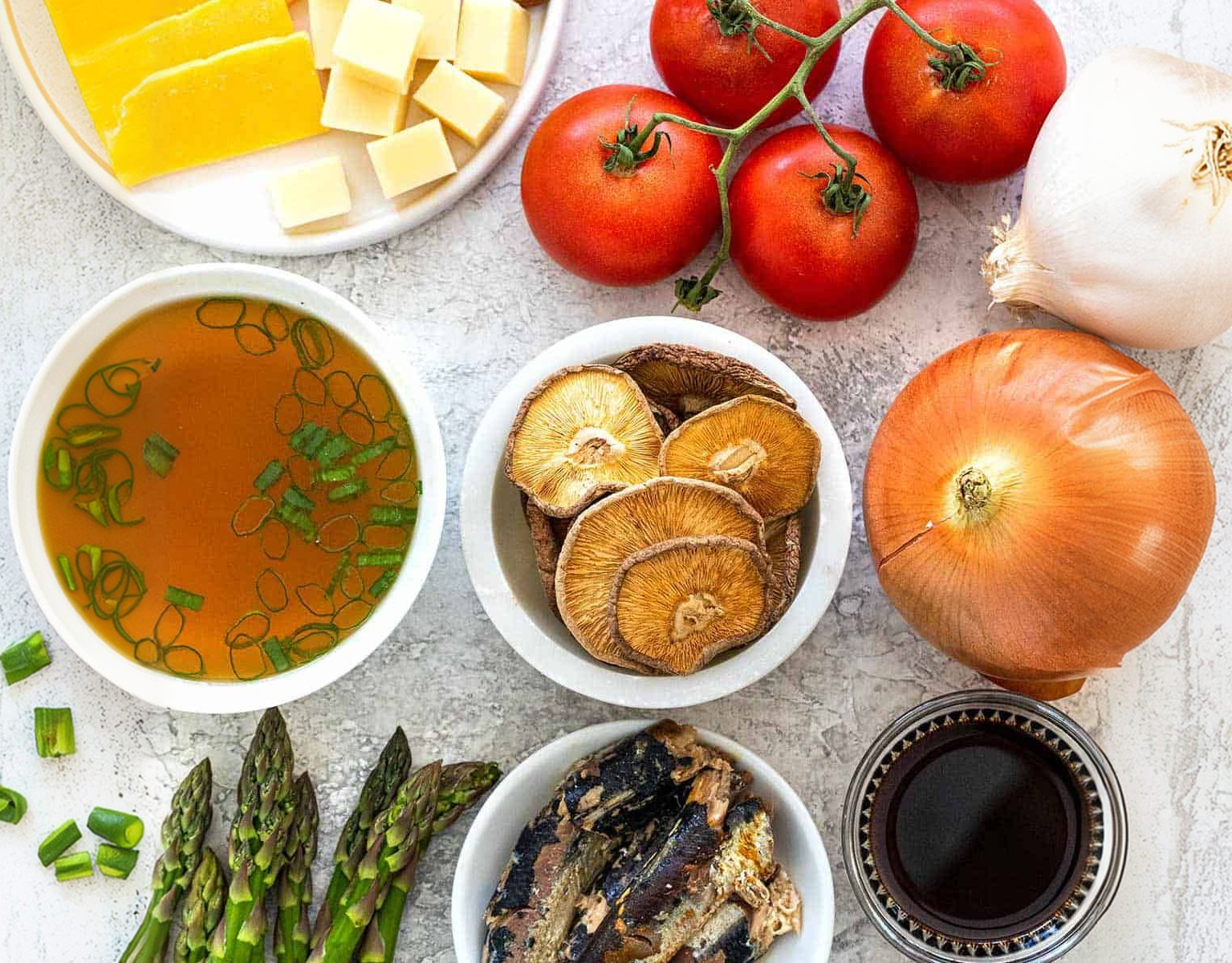 Nguyên liệu tự nhiên giàu Umami